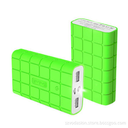 2014 New Fashion Colorful Portable Super High Capacity Mobile Power Banks with Dual USB Output